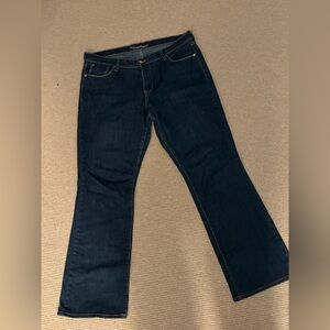 Old Navy Dark Blue Flared Jeans size 14